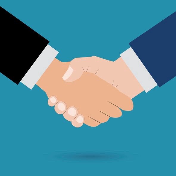 A handshake representing professional service